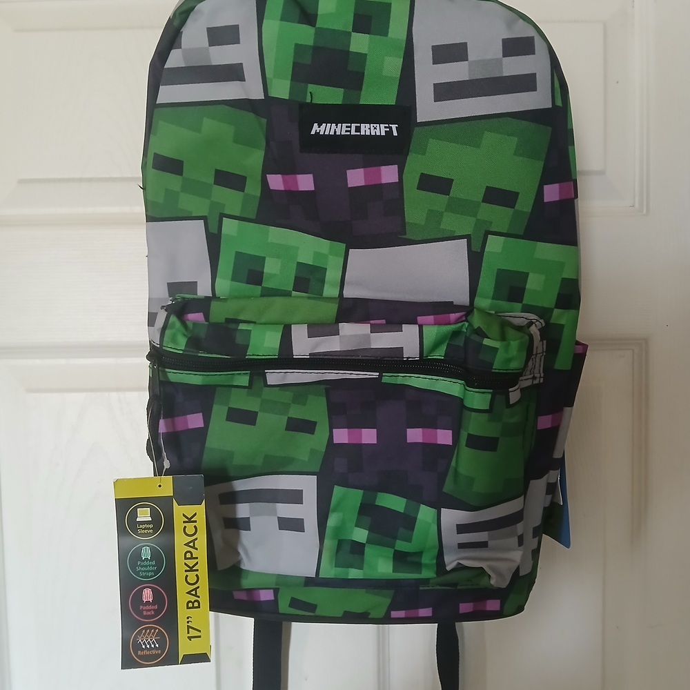 Minecraft Backpack & One Peace Soft Pj W/hood